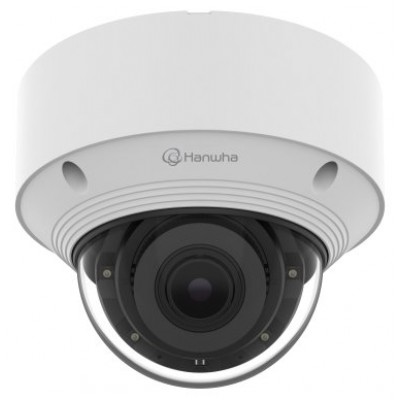 HANWHA CÁMARA IP SERIE Q 8MP DOMO ANTIVANDÁLICO VARIFOCAL MOTORIZADO 3.2-10.2MM, H.265/H.264/MJPEG, WIDESTREAM, 120DB WDR, ICR, IR 30M, CON IA, SLOT MICROSD, USB, IP66, IK10, NEMA4X (Espera 4 dias) en Huesoi