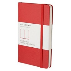 LIBRETA CLASICA TAPA DURA ROJA P (9X14CM) LISA MOLESKINE QP012R (Espera 4 dias) en Huesoi