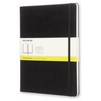 LIBRETA CLASICA TAPA DURA NEGRA XL (19X25CM) LISA MOLESKINE QP092 (Espera 4 dias) en Huesoi