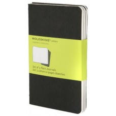 SET DE 3 LIBRETAS CAHIER NEGRAS P (9X14CM) LISA MOLESKINE QP313 (Espera 4 dias) en Huesoi