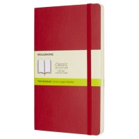 LIBRETA CLASICA TAPA BLANDA ROJO ESCARLATA L (13X21CM) LISA MOLESKINE QP618F2 (Espera 4 dias) en Huesoi