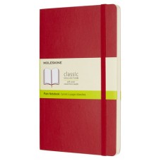 LIBRETA CLASICA TAPA BLANDA ROJO ESCARLATA L (13X21CM) LISA MOLESKINE QP618F2 (Espera 4 dias) en Huesoi