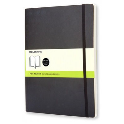 LIBRETA CLASICA TAPA BLANDA NEGRA XL (19X25CM) LISA MOLESKINE QP623 (Espera 4 dias) en Huesoi