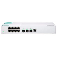 QNAP QSW-308-1C switch No administrado Gigabit Ethernet (10/100/1000) Blanco (Espera 4 dias) en Huesoi