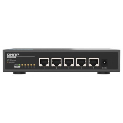 QNAP QSW-3205-5T switch No administrado 10G Ethernet (100/1000/10000) Escritorio Negro (Espera 4 dias) en Huesoi