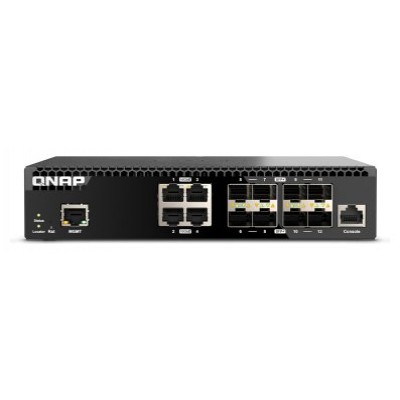 QNAP QSW-M3212R-8S4T Switch 8x10GbE SFP+ 4x10GbE en Huesoi