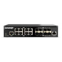QNAP QSW-M3216R-8S8T switch Gestionado L2/L3 10G Ethernet (100/1000/10000) 1U Negro (Espera 4 dias) en Huesoi