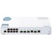 QNAP QSW-M408-2C switch Gestionado L2 10G Ethernet (100/1000/10000) Blanco (Espera 4 dias) en Huesoi