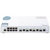 QNAP QSW-M408-4C switch Gestionado L2 Gigabit Ethernet (10/100/1000) Blanco (Espera 4 dias) en Huesoi