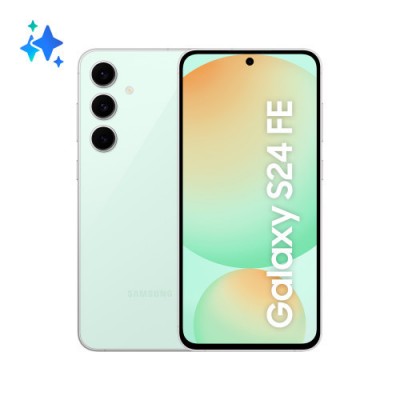 Samsung Galaxy S24 FE 17 cm (6.7") SIM doble Android 14 5G USB Tipo C 8 GB 128 GB 4700 mAh Color menta (Espera 4 dias) en Huesoi
