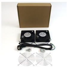 PEPEGREEN DOBLE VENTILADOR DE 12 CM PARA ARMARIO RACK en Huesoi PEPEGREEN DOBLE VENTILADOR DE 12 CM PARA ARMARIO RACK en Huesoi