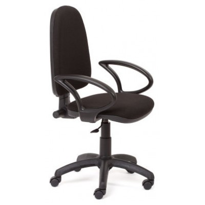 SILLA OPERATIVA TAPIZADA TELA NEGRA CON APOYABRAZOS ROCADA RD930/4+956 (Espera 4 dias) en Huesoi