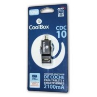 CARGADOR USB COCHE CDC-10 COOLBOX (Espera 4 dias) en Huesoi