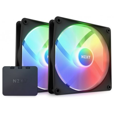 NZXT F140 RGB Core Carcasa del ordenador Ventilador 14 cm Negro 2 pieza(s) (Espera 4 dias) en Huesoi