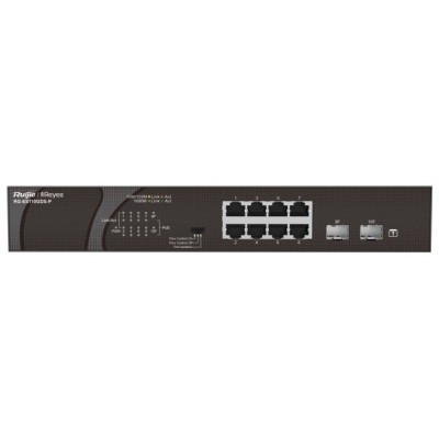 SWITCH RUIJIE REYEE RG-ES110GDS-P GIGALAN 8p SFP 2p POE en Huesoi