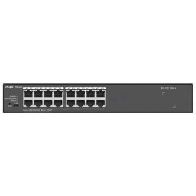 SWITCH RUIJIE RG-ES116G-L 16 PUERTOS GIGABIT METAL HOUSING en Huesoi