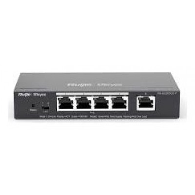 REYEE 5-Port Gigabit Smart POE Switch, 5 Gigabit RJ45 Ports including 4 PoE/POE+ Ports, 54W PoE pow en Huesoi