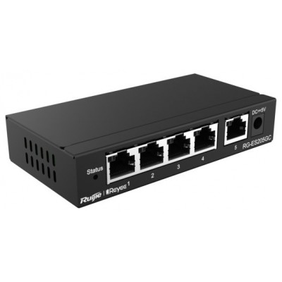 SWITCH RUIJIE REYEE RG-ES205GC 5-PORT 10/100 MBPS DESKTOP SWITCH en Huesoi