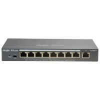 REYEE 9-Port Gigabit Smart POE Switch, 9 Gigabit RJ45 Ports including 8 PoE/POE+ Ports,120W PoE pow en Huesoi