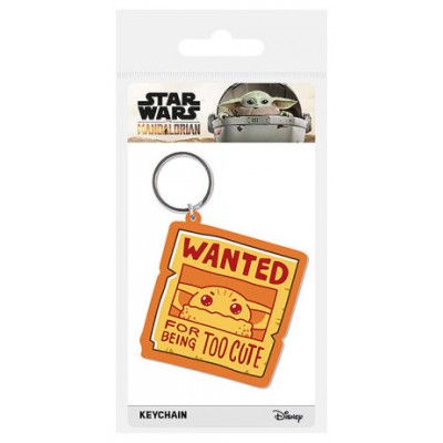 LLAVERO DE GOMA THE MANDALORIAN GROUGU WANTED PYRAMID REDSTRING RK39324C (Espera 4 dias) en Huesoi
