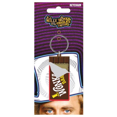 LLAVERO WILLY WONKA LOGO 6 CM. PYRAMID REDSTRING RK39404C (Espera 4 dias) en Huesoi