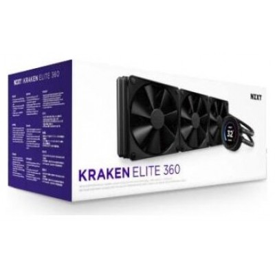 NZXT Kraken Elite 360 Procesador Sistema de refrigeración líquida todo en uno 12 cm Negro 1 pieza(s) (Espera 4 dias) en Huesoi