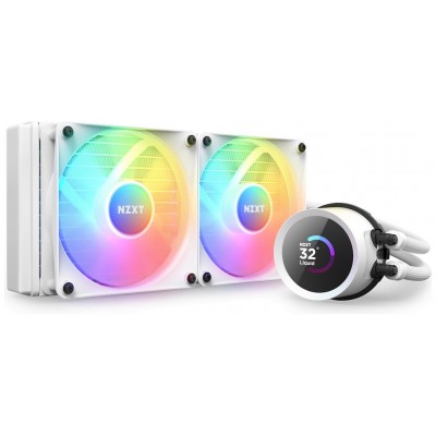NZXT Kraken 240 RGB Procesador Sistema de refrigeración líquida todo en uno 12 cm Blanco 1 pieza(s) (Espera 4 dias) en Huesoi