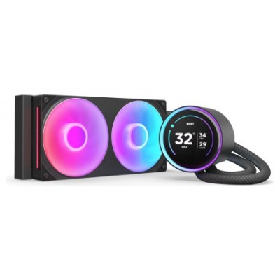 NZXT Kraken Elite 240 RGB Procesador Sistema de refrigeración líquida todo en uno 12 cm Negro 1 pieza(s) (Espera 4 dias) en Huesoi