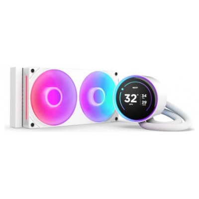 NZXT Kraken Elite 240 RGB Procesador Sistema de refrigeración líquida todo en uno 12 cm Blanco 1 pieza(s) (Espera 4 dias) en Huesoi