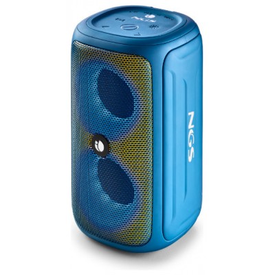 NGS ALTAVOZ PORTATIL BT RGB IPX5 ROLLERBEASTAZURE en Huesoi