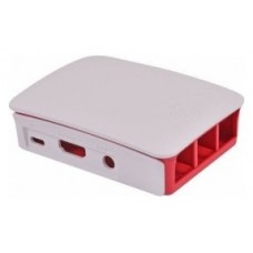 Raspberry caja oficial para Pi 3 - Color rojo/blanco en Huesoi