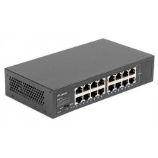 SWITCH LANBERG 16 PUERTOS GIGABIT ETHERNET RACK 10"/19" en Huesoi
