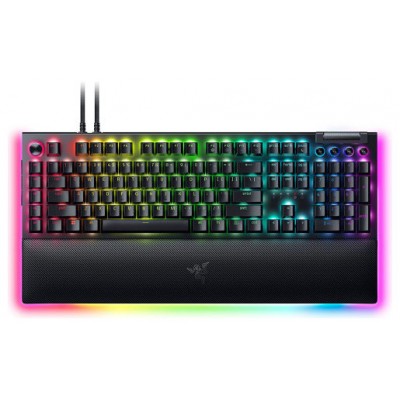 TECLADO RAZER BLACKWIDOW V4 PRO GREEN SWITCH (USA) (RZ03-04680100-R3M1) (Espera 4 dias) en Huesoi