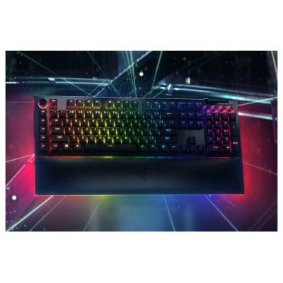 TECLADO RAZER BLACKWIDOW V4 PRO YELLOW SWITCH (USA) (RZ03-04681800-R3M1) (Espera 4 dias) en Huesoi