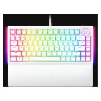 TECLADO RAZER BLACKWIDOW V4 75% BLANCO (USA) (RZ03-05001700-R3M1) (Espera 4 dias) en Huesoi