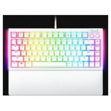 TECLADO RAZER BLACKWIDOW V4 75% BLANCO (USA) (RZ03-05001700-R3M1) (Espera 4 dias) en Huesoi