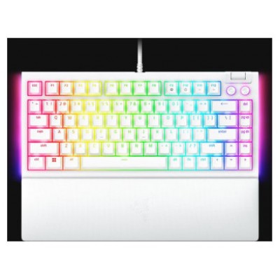 TECLADO RAZER BLACKWIDOW V4 75% BLANCO (USA) (RZ03-05001700-R3M1) (Espera 4 dias) en Huesoi