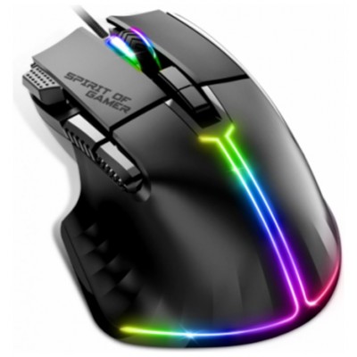 Spirit of Gamer Raton Souris Pro M5 Negro en Huesoi