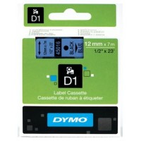 DYMO Cinta LM D1 12mmx7m Negro/azul en Huesoi