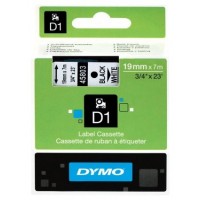 DYMO Cinta LM D1 19mmx7m Negro/blanco en Huesoi