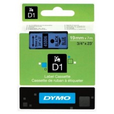 DYMO Cinta LM D1 19mmx7m Negro/azul en Huesoi