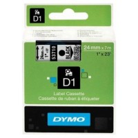 DYMO Cinta LM D1 24mmx7m Negro/transparente en Huesoi