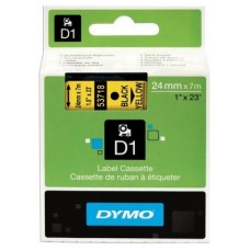 DYMO Cinta LM D1 24mmx7m Negro/amarillo en Huesoi