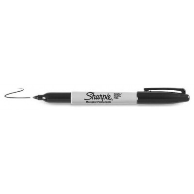 MARCADOR PERMANENTE SHARPIE NEGRO PAPERMATE S0810930 (MIN12) (Espera 4 dias) en Huesoi