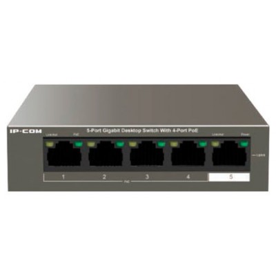 IP-COM Networks F1105P-4-63W switch No administrado Fast Ethernet (10/100) Negro Energía sobre Ethernet (PoE) (Espera 4 dias) en Huesoi
