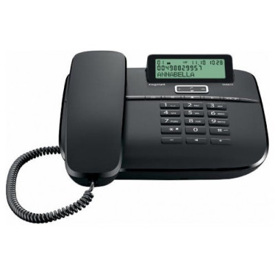 Gigaset DA 611 Teléfono analógico Identificador de llamadas Negro (Espera 4 dias) en Huesoi
