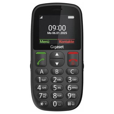 Gigaset GL395 5,59 cm (2.2") 90 g Negro Tel&eacute;fono para personas mayores (Espera 4 dias) en Huesoi