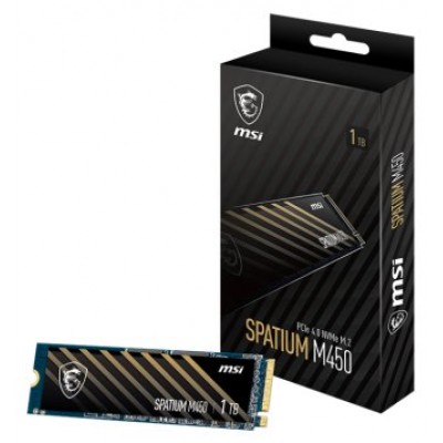 MSI SSD Spatium M450 1Tb PCIe 4.0 NVMe 3400 Mb-s en Huesoi
