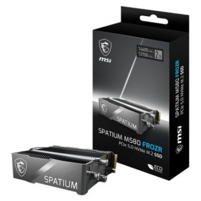 MSI SPATIUM M580 PCIe 5.0 NVMe M.2 FROZR 2TB unidad de estado sólido PCI Express 5.0 3D NAND (Espera 4 dias) en Huesoi