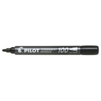 MARCADOR PERMANENTE PUNTA CONICA SCA-100 NEGRO PILOT SCA-100-B (MIN12) (Espera 4 dias) en Huesoi